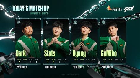 2023 GSL Season 1 Ro 16 Группа С Dark Stats GuMiho Ryung YouTube