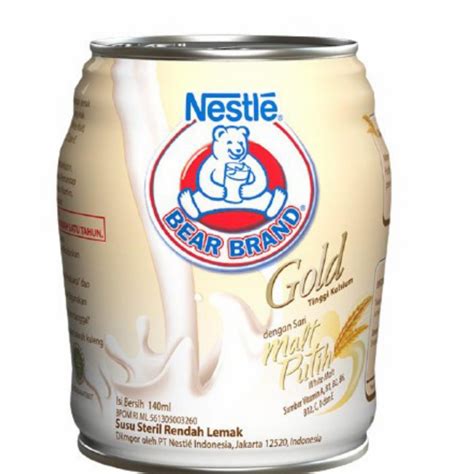 Jual Nestle Bear Brand Susu Sapi Steril Kaleng Gold Malt White Tea