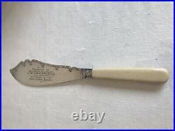 A Superb Large Cased Ornate Antique Silver Plated Fish Knife Fork