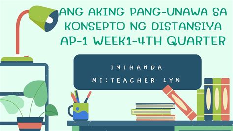 Konsepto Ng Distansya Direksiyon At Ang Gamit Nito Sa Pagtukoy Ng 85800