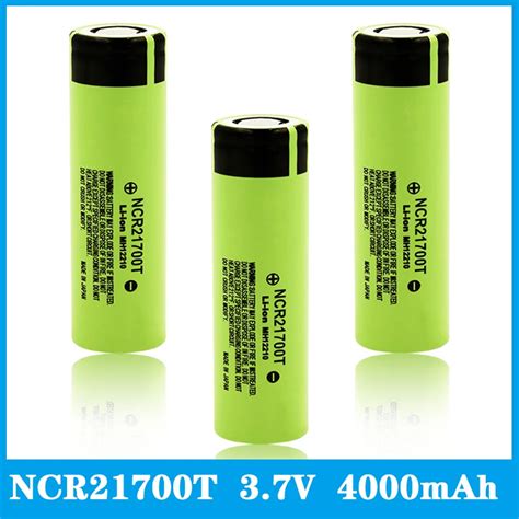 New 21700 3 7V Rechargeable Lithium Battery 4000mah Large Capacity