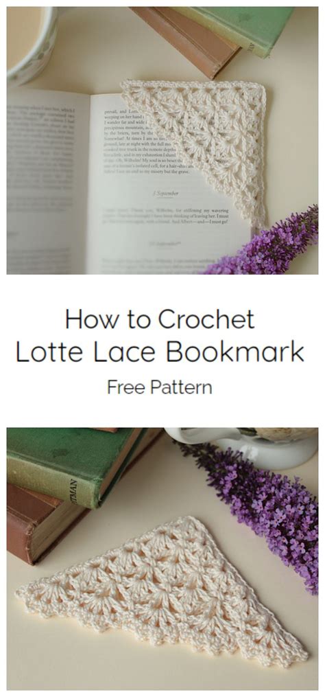 How To Crochet Lotte Lace Bookmark Artofit