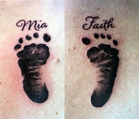 Baby footprint tattoos by Kiartia on DeviantArt