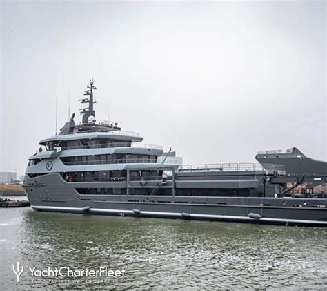 Fully Converted 68m Explorer Yacht Ragnar Hits The Water At Icon Yachts