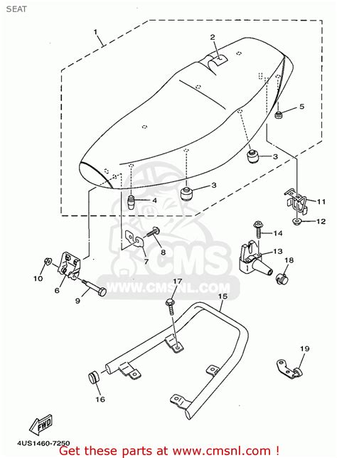 4USF473000 Double Seat Assy Yamaha Buy The 4US F4730 00 At CMSNL