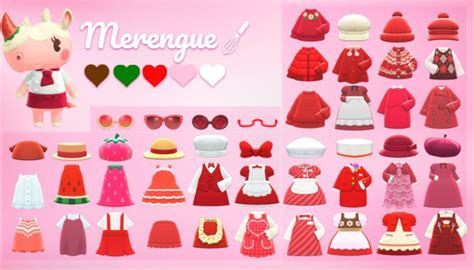 Merengue Outfit Guide Lookbook Animal Crossing New Horizons Animal