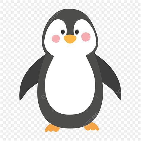 Ilustración De Dibujos Animados Lindo Pingüino PNG dibujos Clipart De