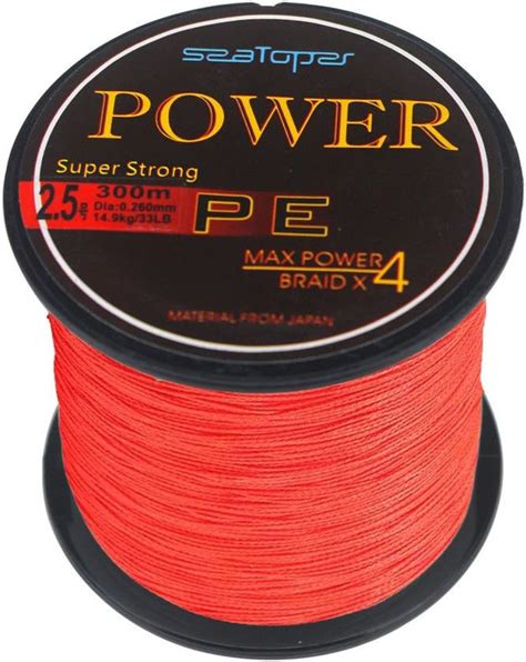 Seatoper M Fil De Tresse Peche Pe Dyneema Ligne De P Che