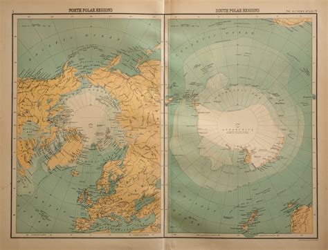 Maps of the Atlantic and Polar regions