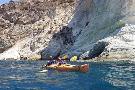 Santorini Sea Kayak South Discovery Small Group Incl Sea Caves And