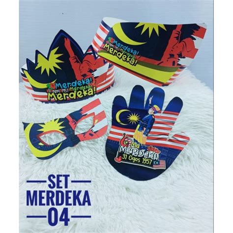 Topeng Tema Merdeka Party Mask Tanjak Merdeka Shopee Malaysia