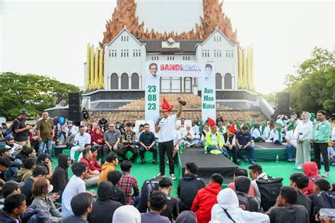 Sandiaga Uno Berdayakan Ratusan Anak Muda Untuk Bangun Wirausaha