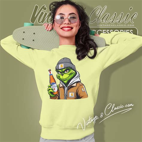 Grinch Drinking Beer Michelob Ultra Shirt Vintagenclassic Tee