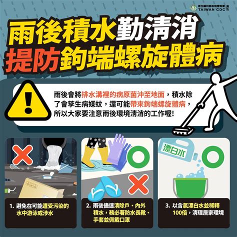 山陀兒颱風警戒 民眾清理環境請落實防疫4要「裝備要齊全」、「積水要清除」、「飲食要注意」、「有症狀要就醫」 原定10月1日本市「流感及新冠疫苗」社區接種服務暫停