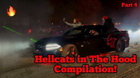 Hellcats In The Hood Part 4 Hellcat Owners Gone Wild Youtube