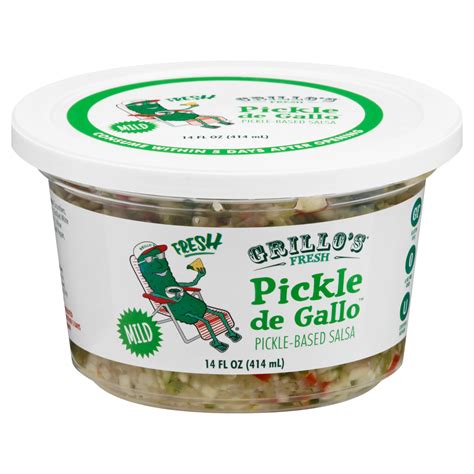 Grillo S Fresh Mild Pickle De Gallo Shop Dip At H E B