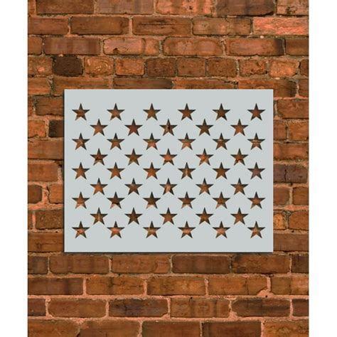 American Flag 50 Stars Stencil - Walmart.com - Walmart.com