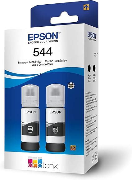 Epson Ecofit Botellas De Tinta Color Negro T Unidades Amazon