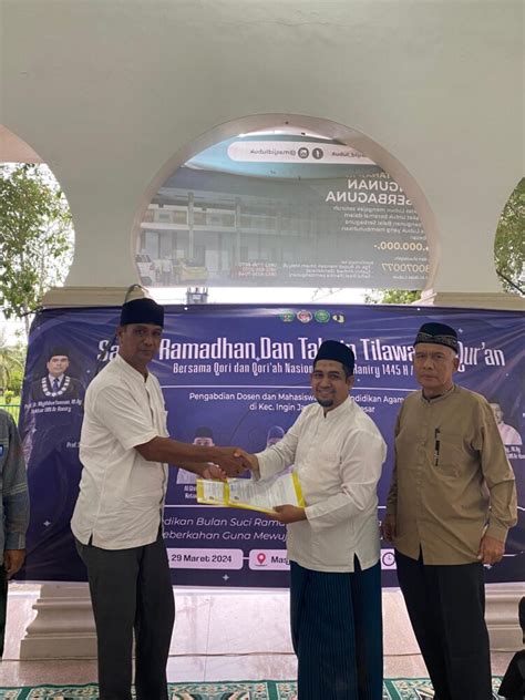 Prodi PAI UIN Ar Raniry Gelar Safari Ramadhan Dan Tahsin Tilawah Al Qur