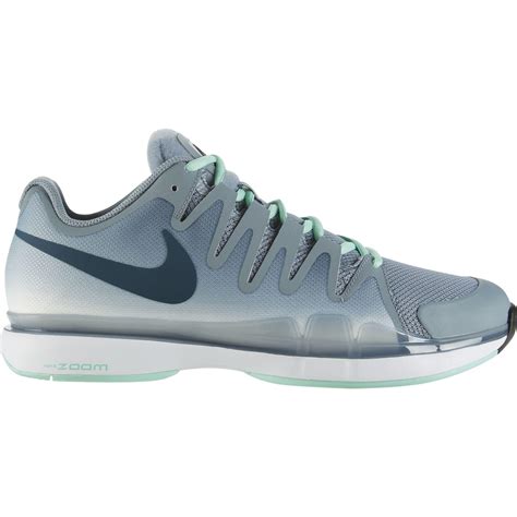 Nike Mens Zoom Vapor 9.5 Tour Tennis Shoes - Grey/Black - Tennisnuts.com