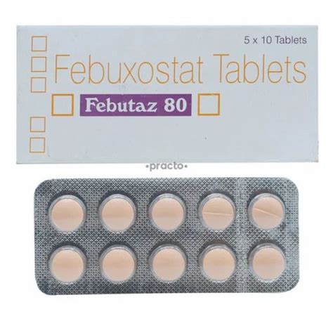 Febutaz 80mg Febuxostat Tablets At Rs 299 Febuxostat Tablets In