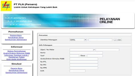 Pln Co Id Login Token Listrik Gratis Via Pelayanan Online Pln