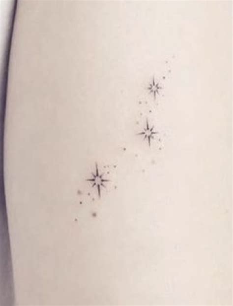 Simple Glitter Tattoo Star Tattoos Subtle Tattoos Glitter Tattoo