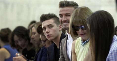 Beckham Family at New York Fashion Week 2015 | POPSUGAR Celebrity