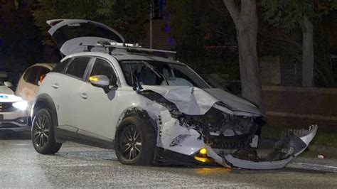 Allegedly Drunk Driver Crashes Into Six Parked Cars In Marrickville In