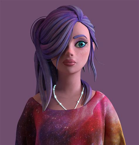 Artstation Galaxy Girl 20