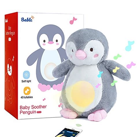 Bable Baby Sound Machine and Night Light Sleep Aid, White Noise with 40 ...