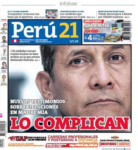 Perú 21 Perú Lunes 29 De Mayo De 2017 Infobae