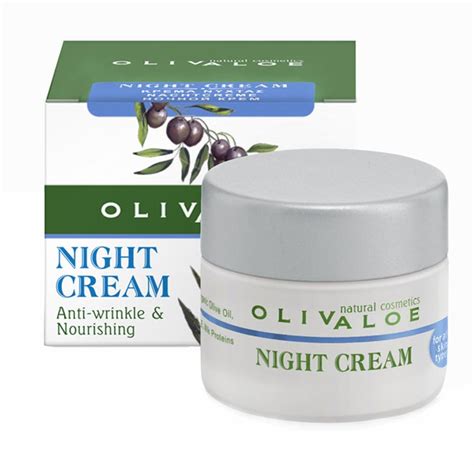 Olivaloe Anti-wrinkle & Nourishing Night Cream - The Olive Tree