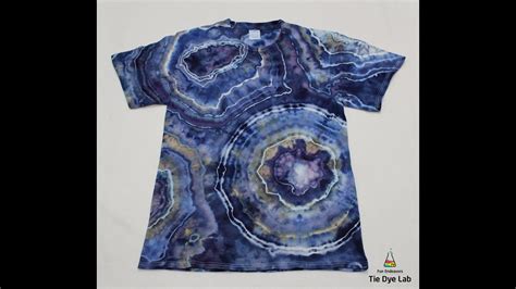 Tie Dye Design Ice Dyed Geode Shirt Youtube