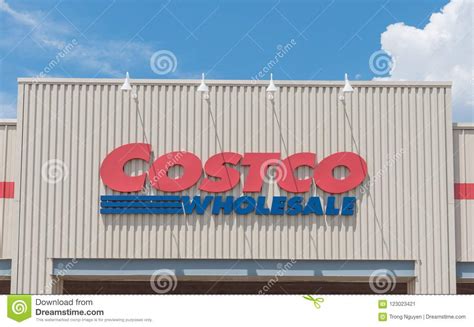 Primer Del Logotipo De La Tienda De La Venta Al Por Mayor De Costco En