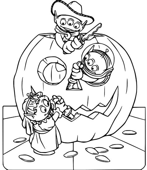 Coloring Book Toy Story Aliens Coloring Pages