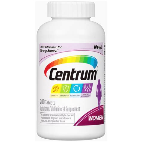 Centrum Women Multivitamin Tablets 200 Ct