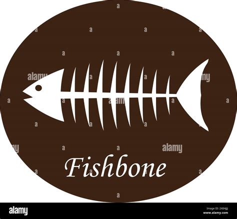 Fishbone Icon Vector Illustration Symbol Design Stock Vector Image