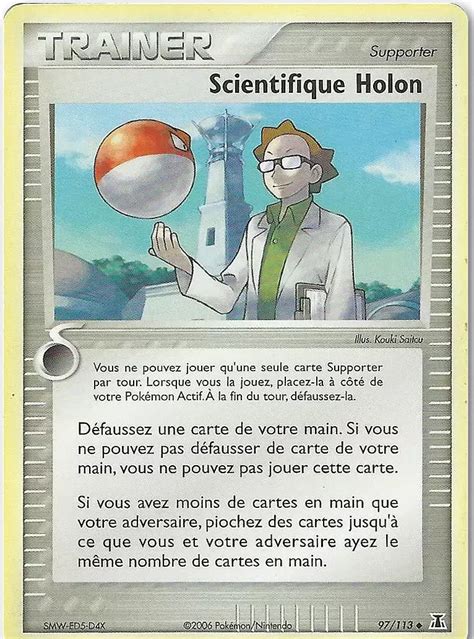 Scientifique Holon Ex Esp Ces Delta Carte Pokemon