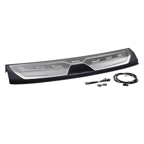 2023 Yukon XL Cargo Area Sill Plate Illuminated Jet Black Trim