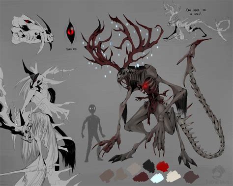 Underworld Wendigo Male Wendigo Reader Wendigo Form Concept Art