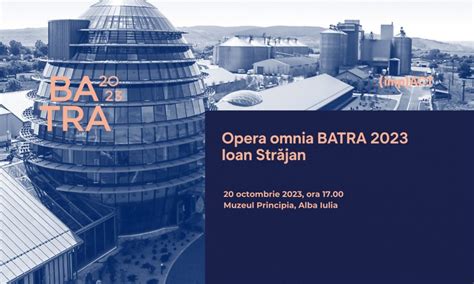 Arhitectul Ioan Străjan din Alba Iulia va primi Premiul BATRA Opera