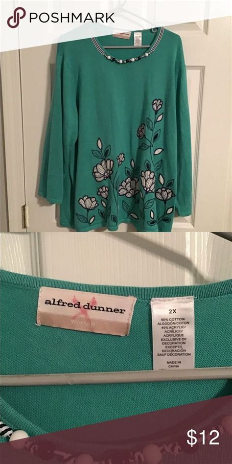 Alfred Dunner top Sz 2X | Tops, Alfred dunner, Clothes design