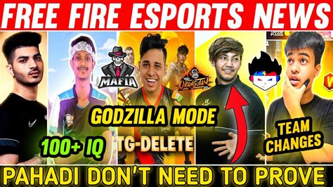 Tg Delete Godzilla Mode Og Pahadi Reply On Prove Tsg Legend Iconic Rdp Free Fire Esports