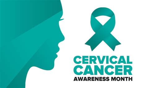 Premium Vector Cervical Cancer Awareness Month Woman Healthcare