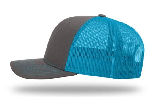 BLANK TRUCKER HATS - STRUCTURED MESH BK CAPS (COMPARE TO RICHARDSON TR ...