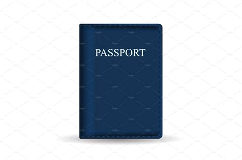 Passport Cover Isolated Custom Designed Illustrations ~ Creative Market