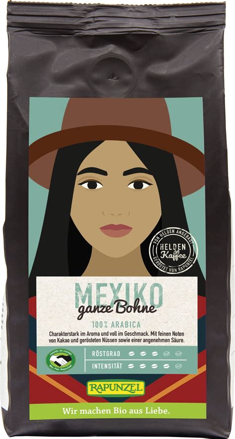 Rapunzel Organic Heldenkaffee Mexico Whole Coffee Beans G