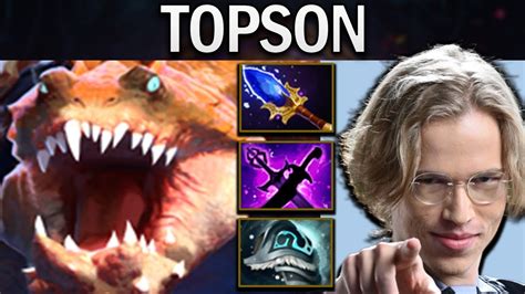 Primal Beast Dota 2 Gameplay Topson With Aghs Shivas YouTube