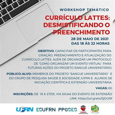 Esufrn Realiza O Workshop Tem Tico Curr Culo Lattes Desmistificando